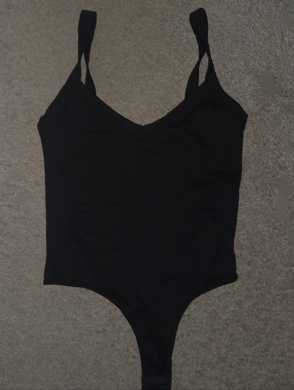 Black Shaping Bodysuit with Straps